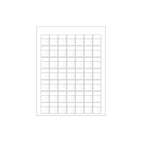 Ziptape Laser Printer Label Sheet Sticker Paper - 1" W x 0.5" H , 490PK ZT-LSL-77-602-10